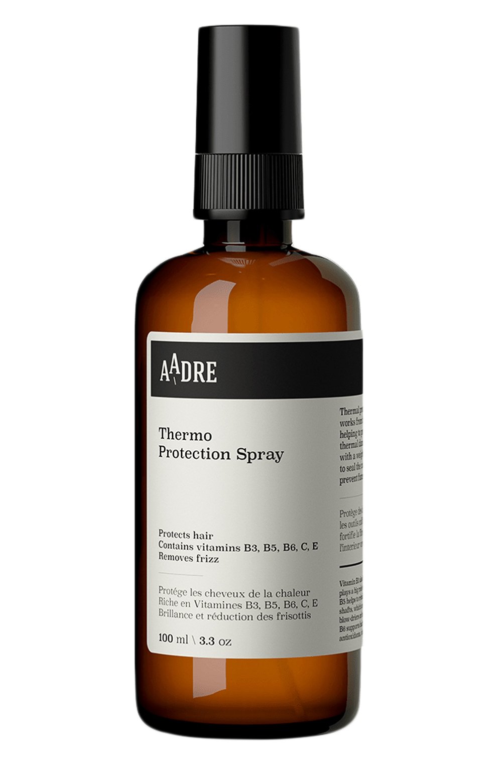 Термозащитный спрей для волос (100ml) AADRE бесцветного цвета по цене 1990 руб., арт. 3306906900527, фото 1 Термозащитный спрей для волос (100ml) AADRE, арт. 3306906900527, фото 1