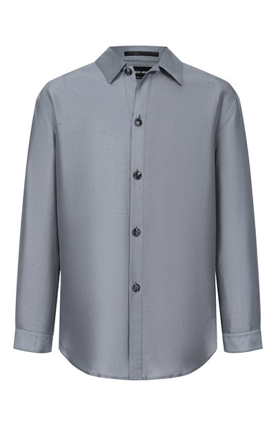 Мужская шелковая рубашка GIORGIO ARMANI, арт. GM003421/TE21016