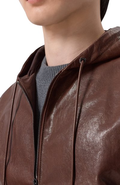 Кожаный бомбер DOLCE & GABBANA, арт. G9BIIL/HULY2, фото 5