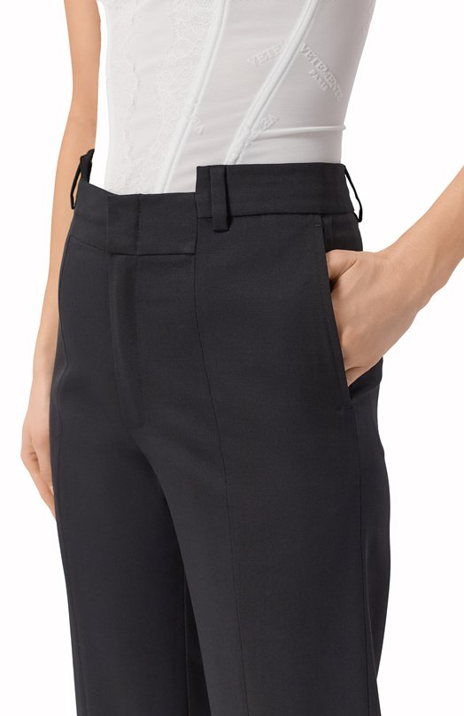 Шерстяные брюки VETEMENTS WE76TP357B/25025 W00L Чёрный  WE76TP357B/25025 W00L Фото 5