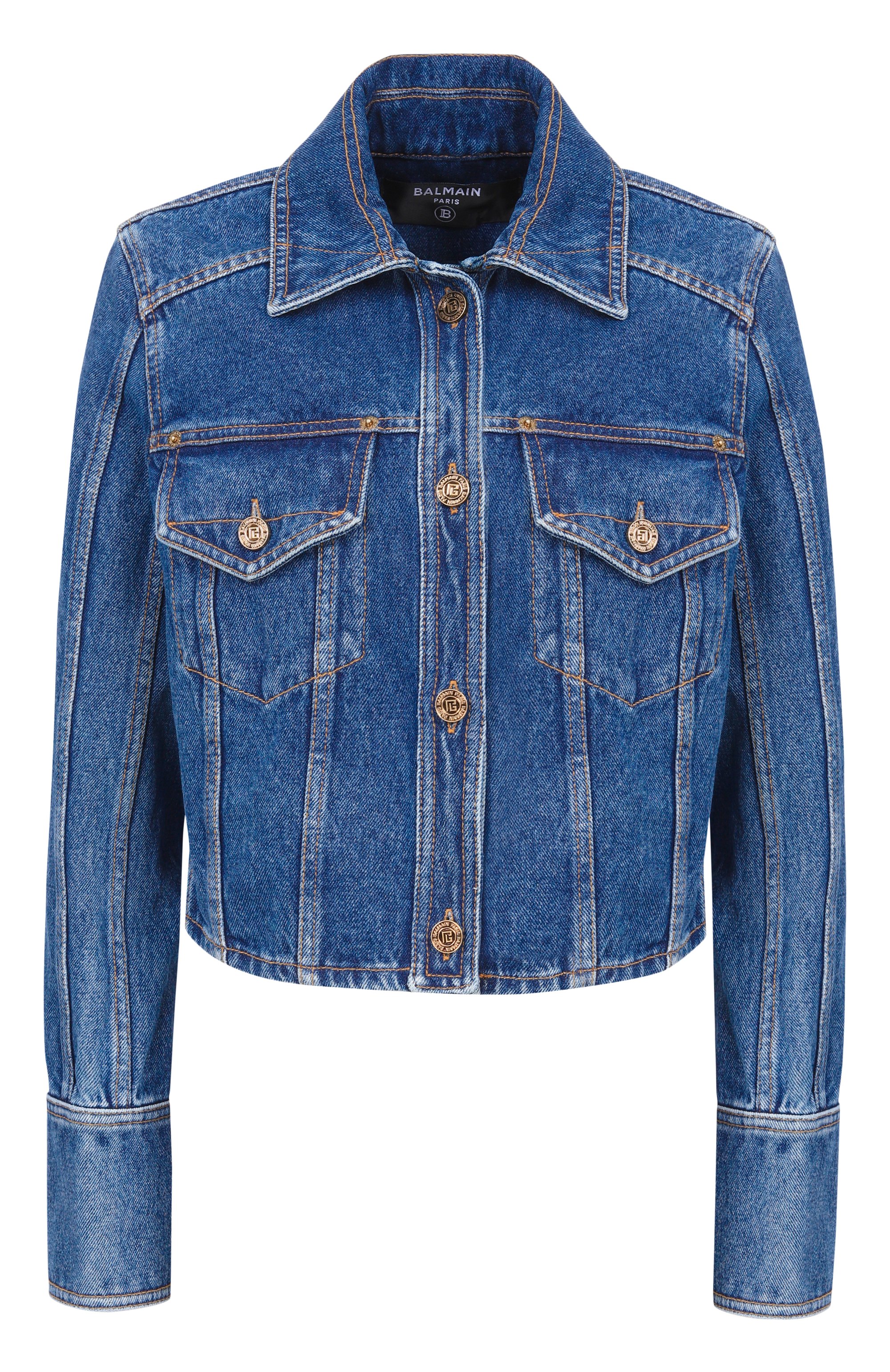 Джинсовая куртка BALMAIN, арт. GF1TC215/DG08, фото 1
