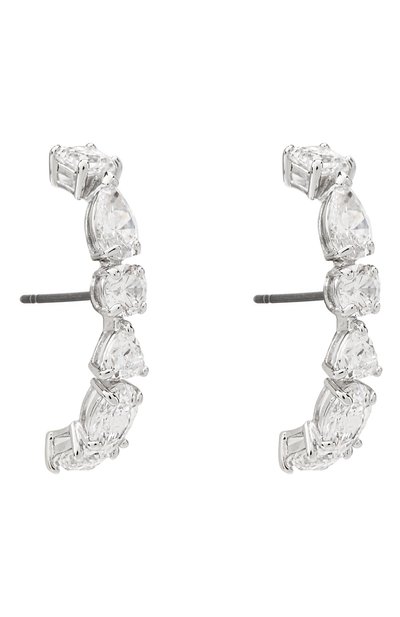 Серьги tennis deluxe mixed SWAROVSKI серебряного цвета по цене 14500 руб., арт. 5563322, фото 3 Серьги tennis deluxe mixed SWAROVSKI, арт. 5563322, фото 3