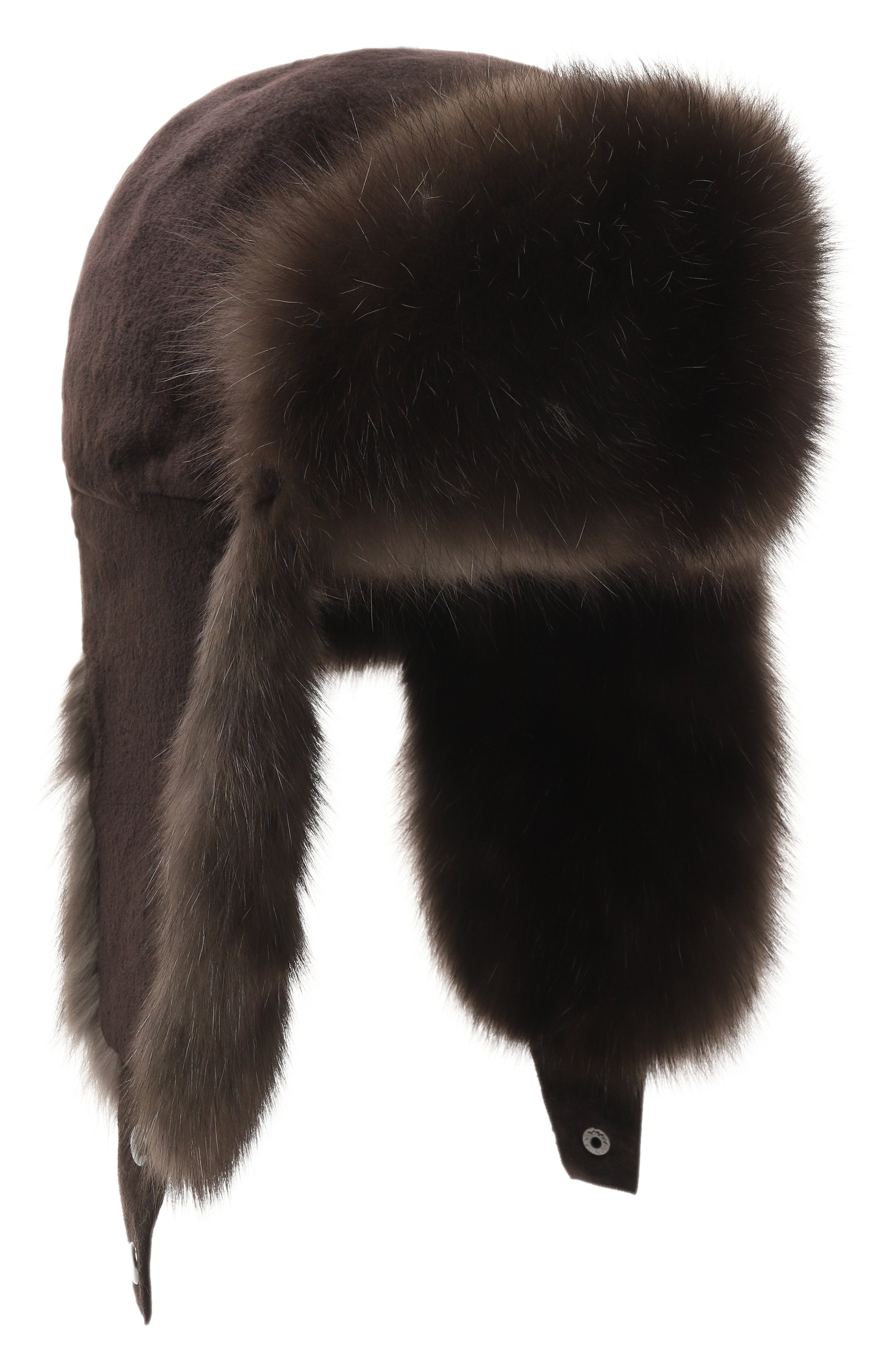 Меховая шапка-ушанка из норки и соболя VICTORIA KUSENKOVA, арт. 330213504235, фото 1