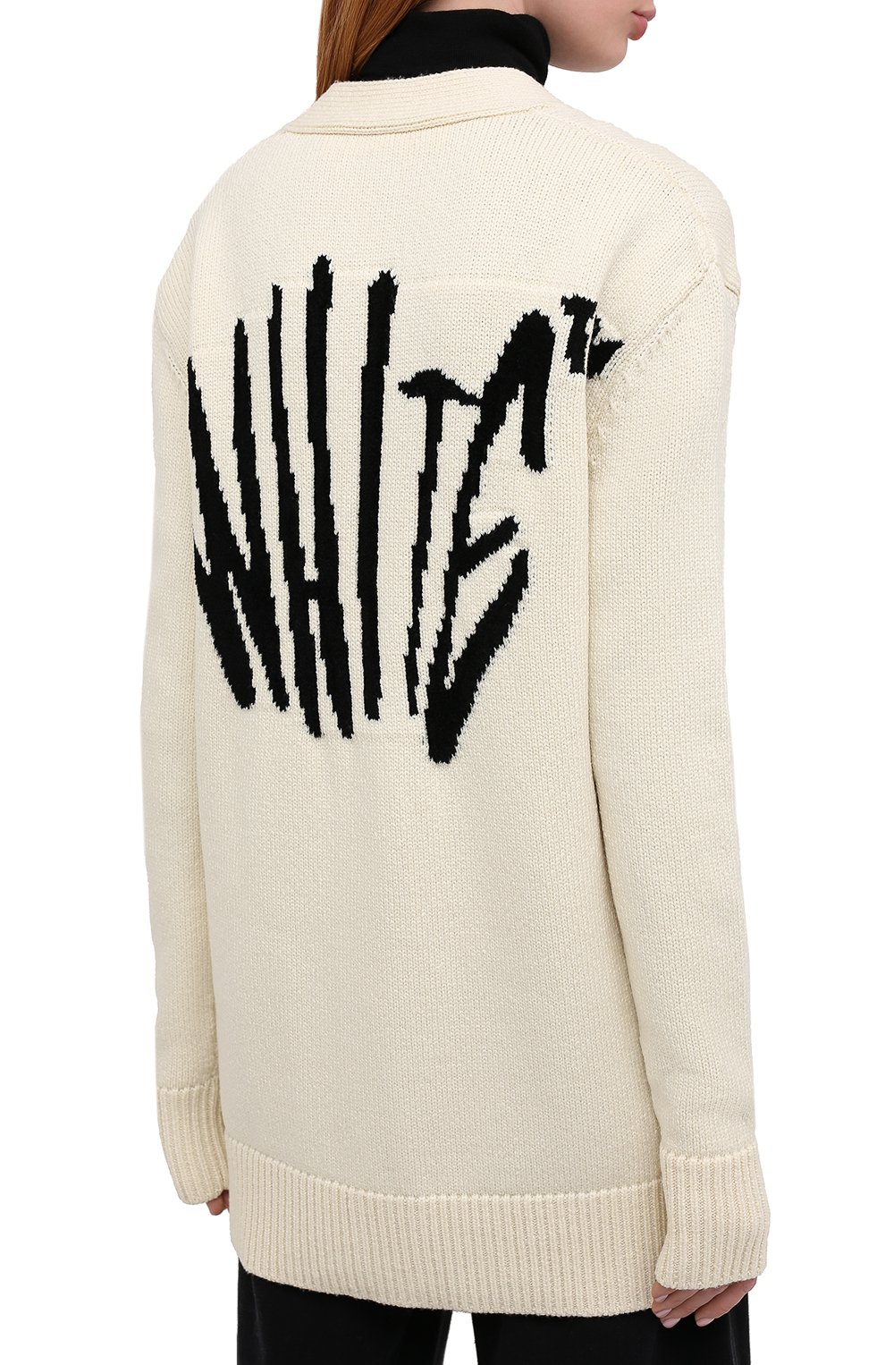 Шерстяной кардиган OFF-WHITE, арт. 0WHB006F20KNI0016110, фото 4
