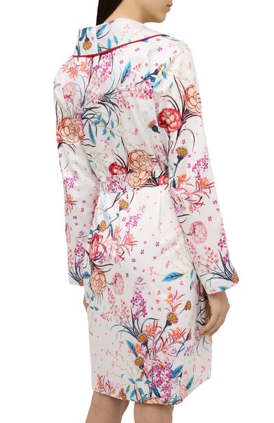 Хлопковый халат FURSTENBERG белого цвета по цене 35610 руб., арт. 41314563, фото 4 Хлопковый халат FURSTENBERG, арт. 41314563, фото 4