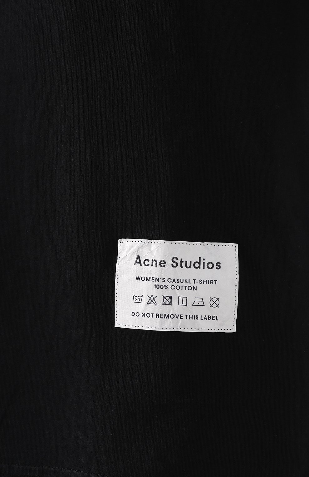 Хлопковая футболка ACNE STUDIOS, арт. AL0052, фото 5