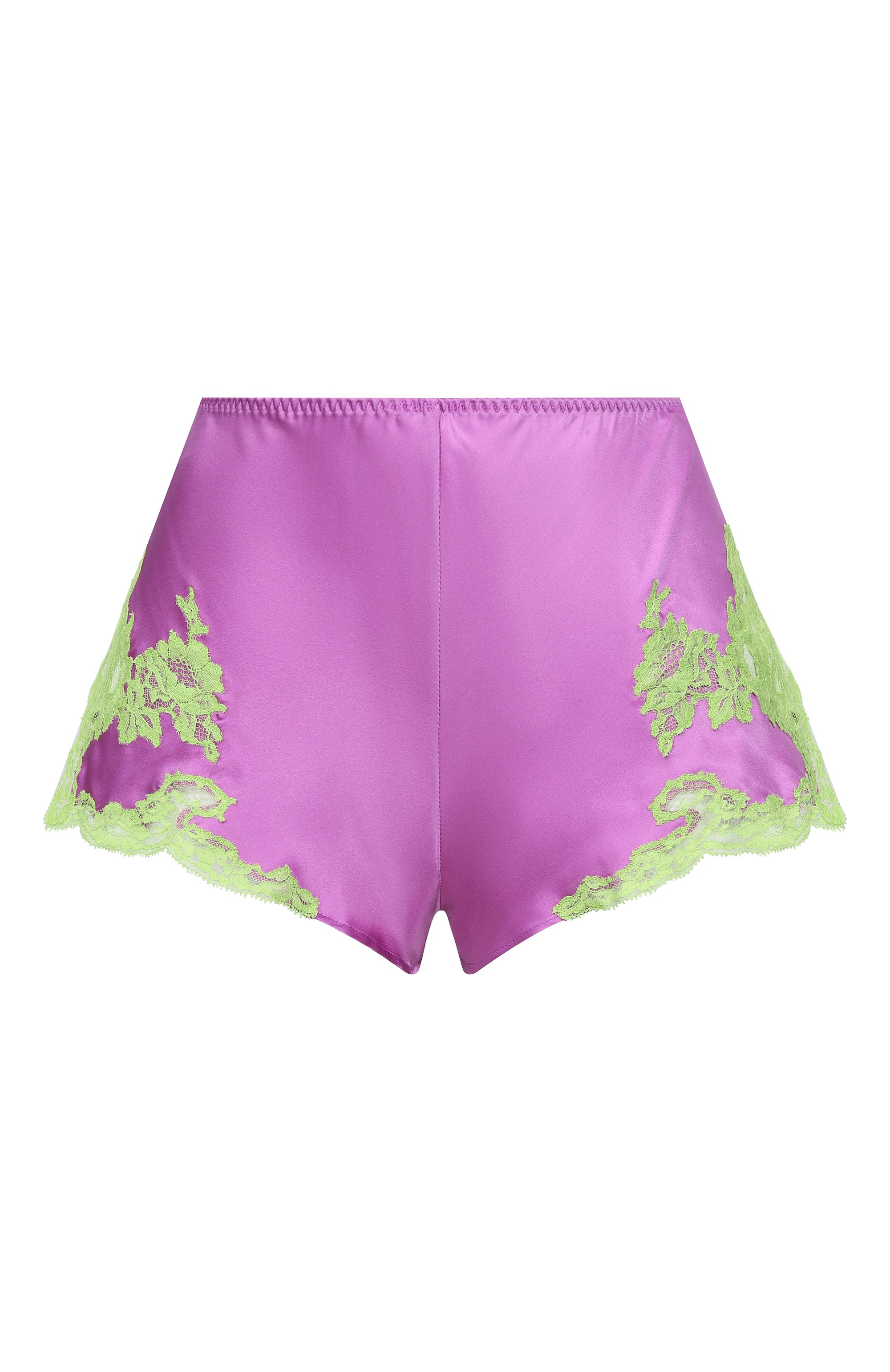 Шелковые шорты MARJOLAINE сиреневого цвета по цене 49450 руб., арт. 3CAM5001, фото 1 Шелковые шорты MARJOLAINE, арт. 3CAM5001, фото 1