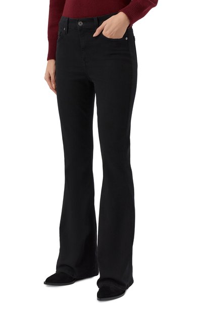 Джинсы ali 7 FOR ALL MANKIND черного цвета по цене 31900 руб., арт. 7E90526-SIB, фото 3 Джинсы ali 7 FOR ALL MANKIND, арт. 7E90526-SIB, фото 3