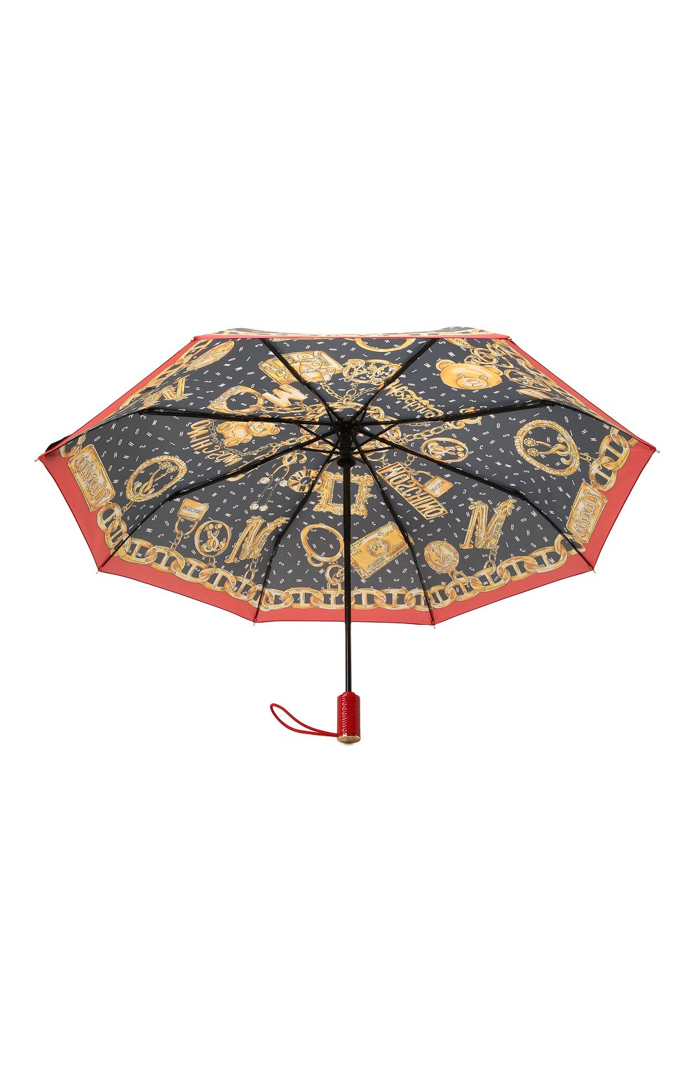Складной зонт MOSCHINO черного цвета по цене 12950 руб., арт. 8410-0PENCL0SE, фото 3 Складной зонт MOSCHINO, арт. 8410-0PENCL0SE, фото 3