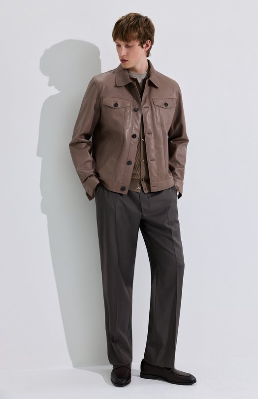 Шерстяные брюки MVST M26.CSM.T413/LP3 Коричневый  M26.CSM.T413/LP3 Фото 6