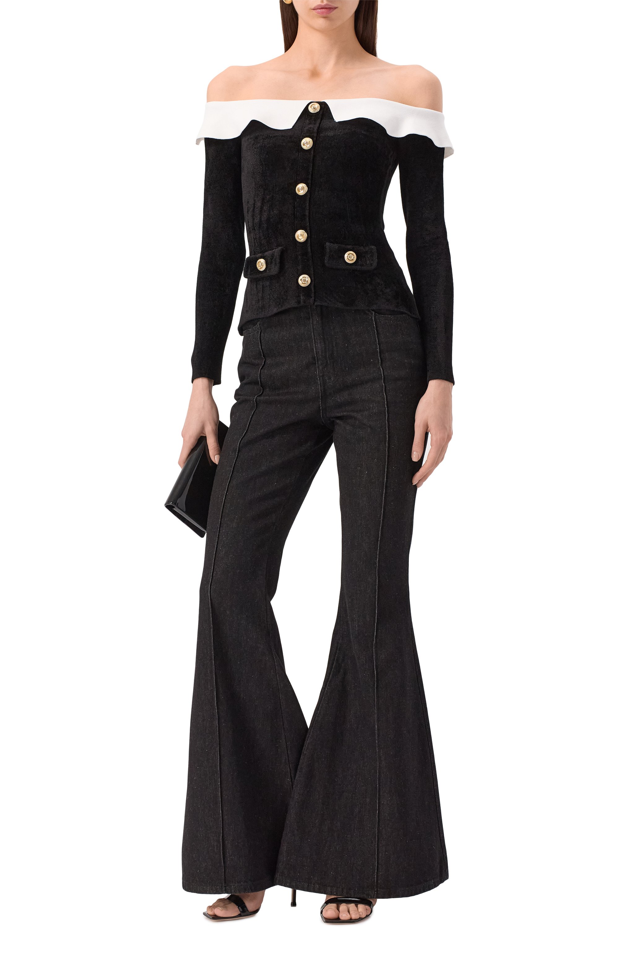 Топ SELF-PORTRAIT, арт. RS25085TB, фото 2