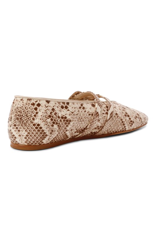 Кожаные балетки Classic Claudia Le Monde Beryl CLM-SNA-R0C Бежевый  CLM-SNA-R0C Фото 5