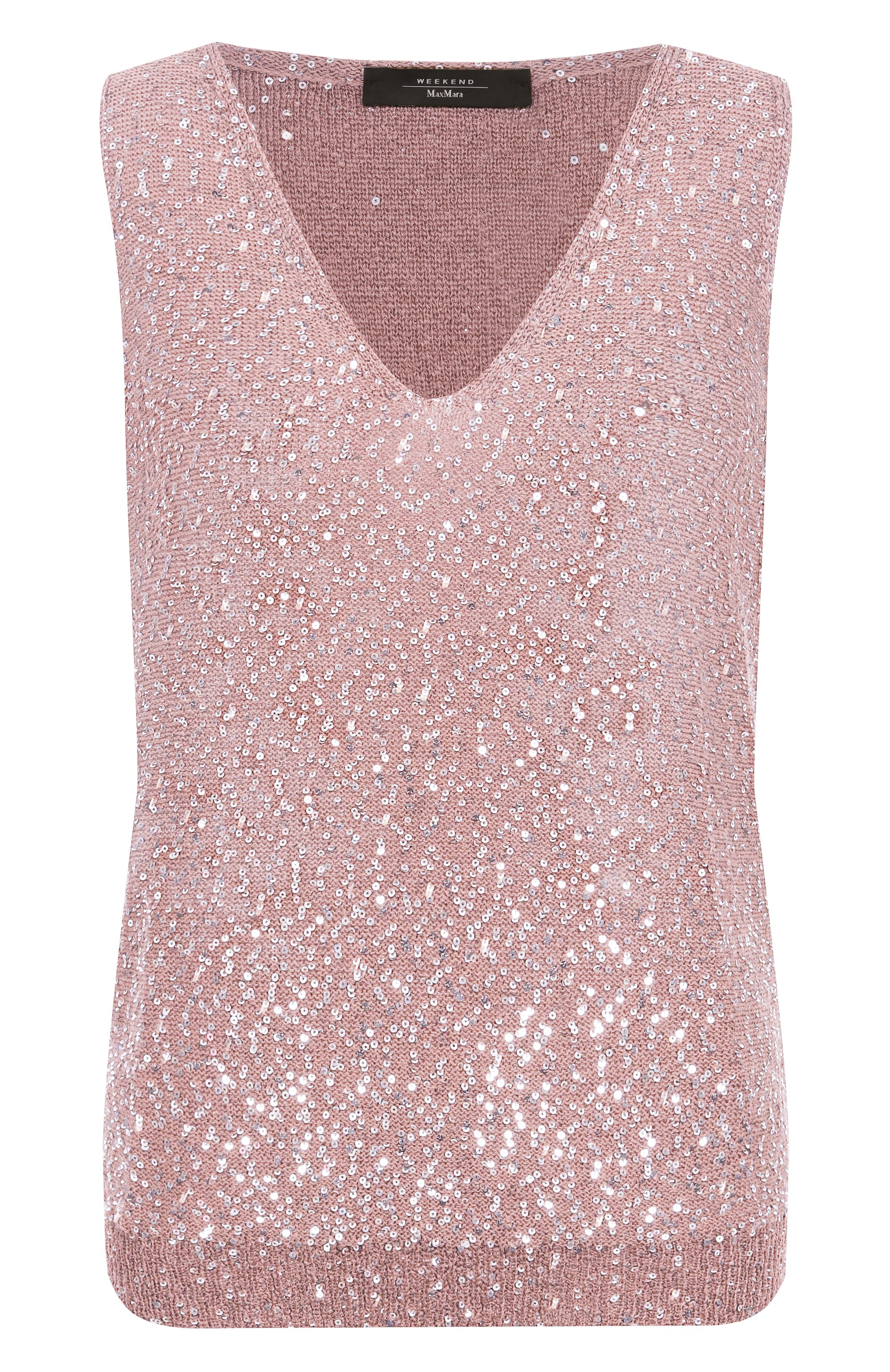 Топ с отделкой пайетками WEEKEND MAX MARA, арт. ACAICI, фото 1
