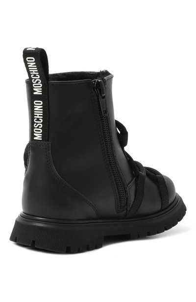 Кожаные ботинки MOSCHINO, арт. 81863/VAR2/19-26, фото 3