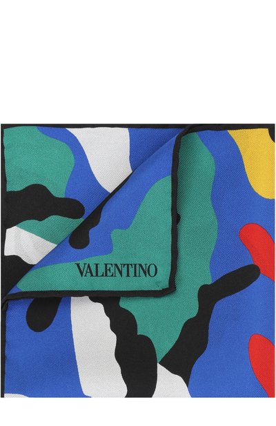 Шелковый платок с камуфляжным принтом VALENTINO, арт. NU2EX002/CSE, фото 2
