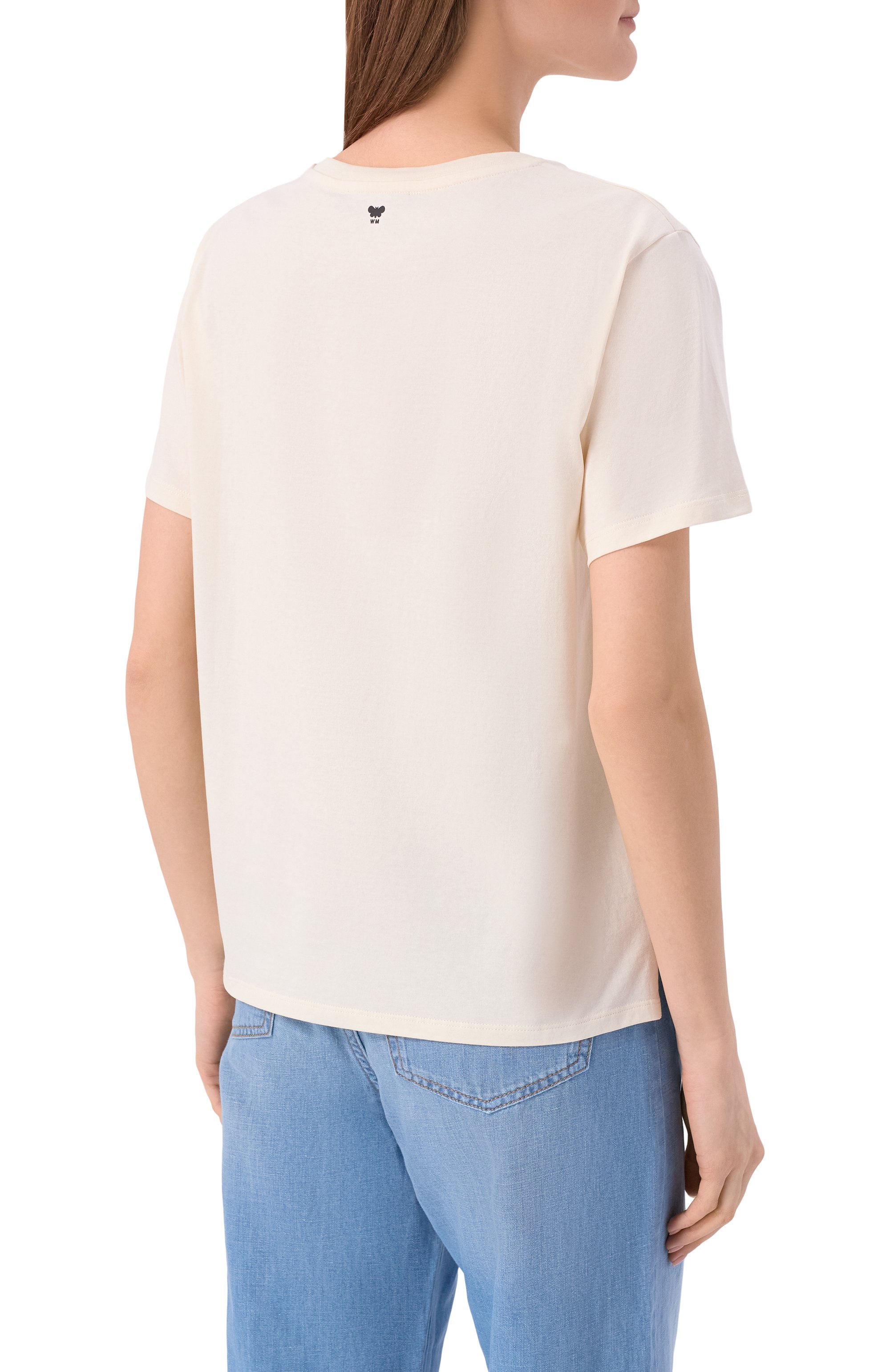 Хлопковая футболка WEEKEND MAX MARA, арт. WKDPANTERA, фото 4