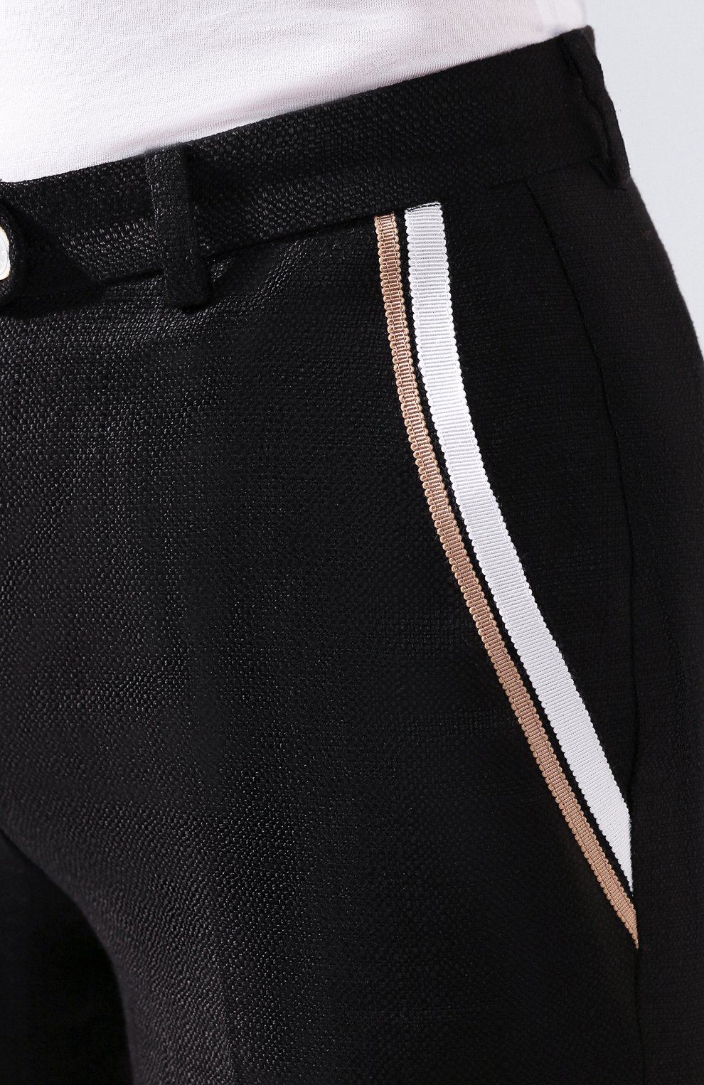 Льняные брюки KITON, арт. D49132K09S52, фото 5