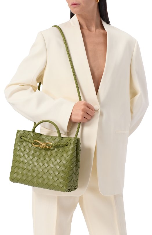 Сумка Andiamo small Bottega Veneta 766014/VCPP1 Зелёный  766014/VCPP1 Фото 2