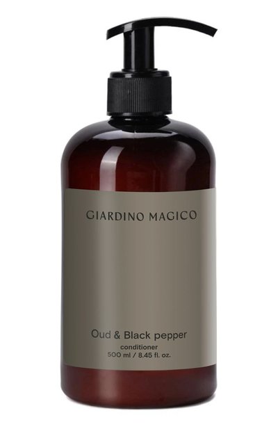 Женский питательный кондиционер для волос oud &amp; black pepper (500ml) GIARDINO MAGICO, арт. 4660222281913