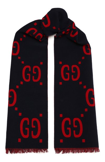 Шарф из шерсти и шелка GUCCI, арт. 495592 4G350, фото 1