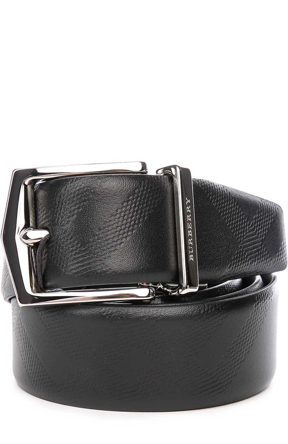 Кожаный ремень с металлической пряжкой BURBERRY, арт. 3977629, фото 1