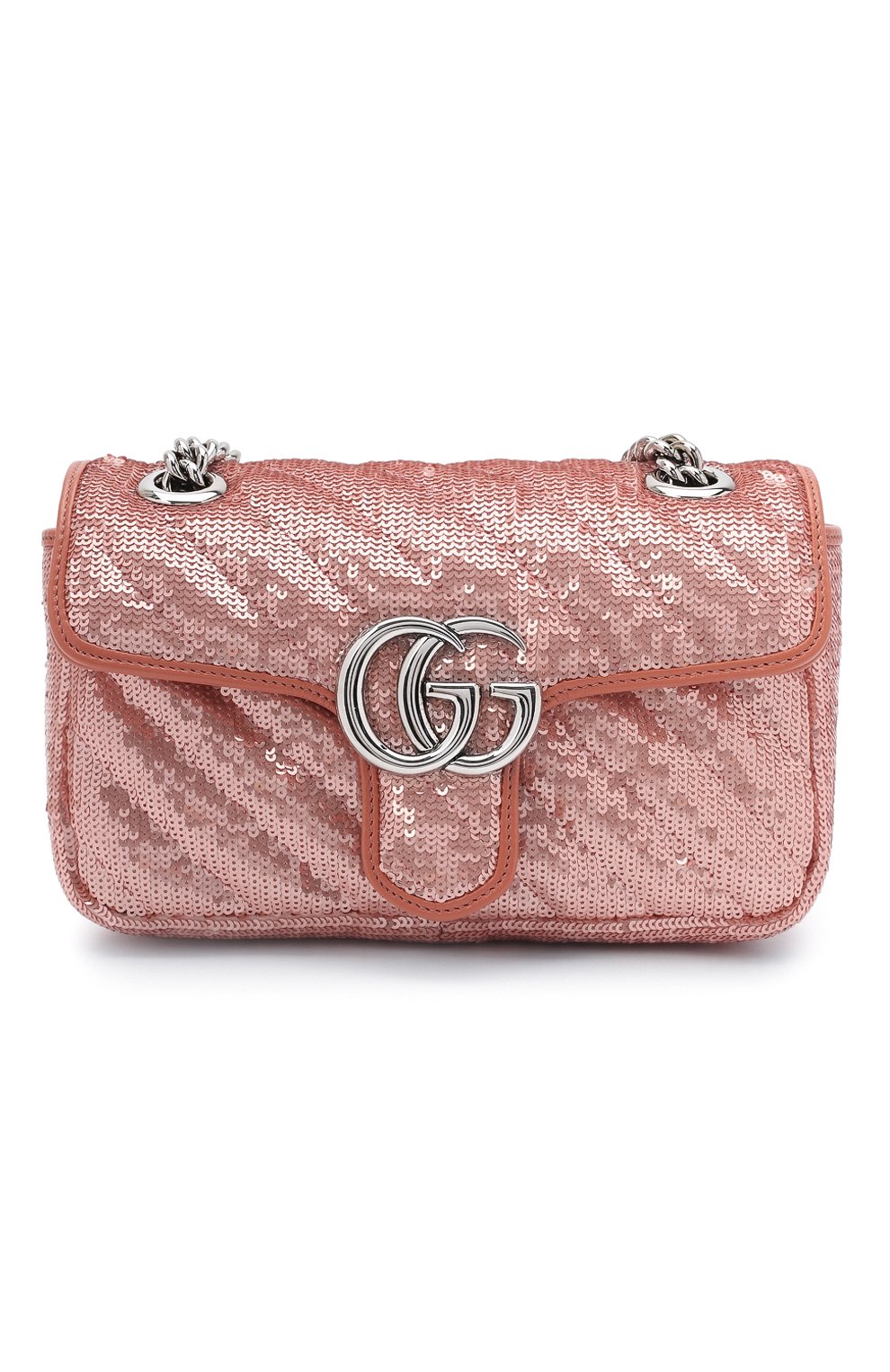 Сумка gg marmont 2.0 mini GUCCI розового цвета по цене 285120 руб., арт. 446744/9SYWP, фото 1 Сумка gg marmont 2.0 mini GUCCI, арт. 446744/9SYWP, фото 1