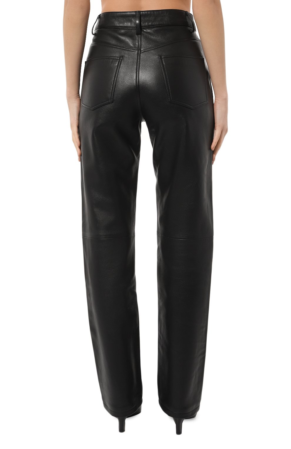 Кожаные брюки LESYANEBO, арт. ICONIC/LEATHERTR001, фото 4