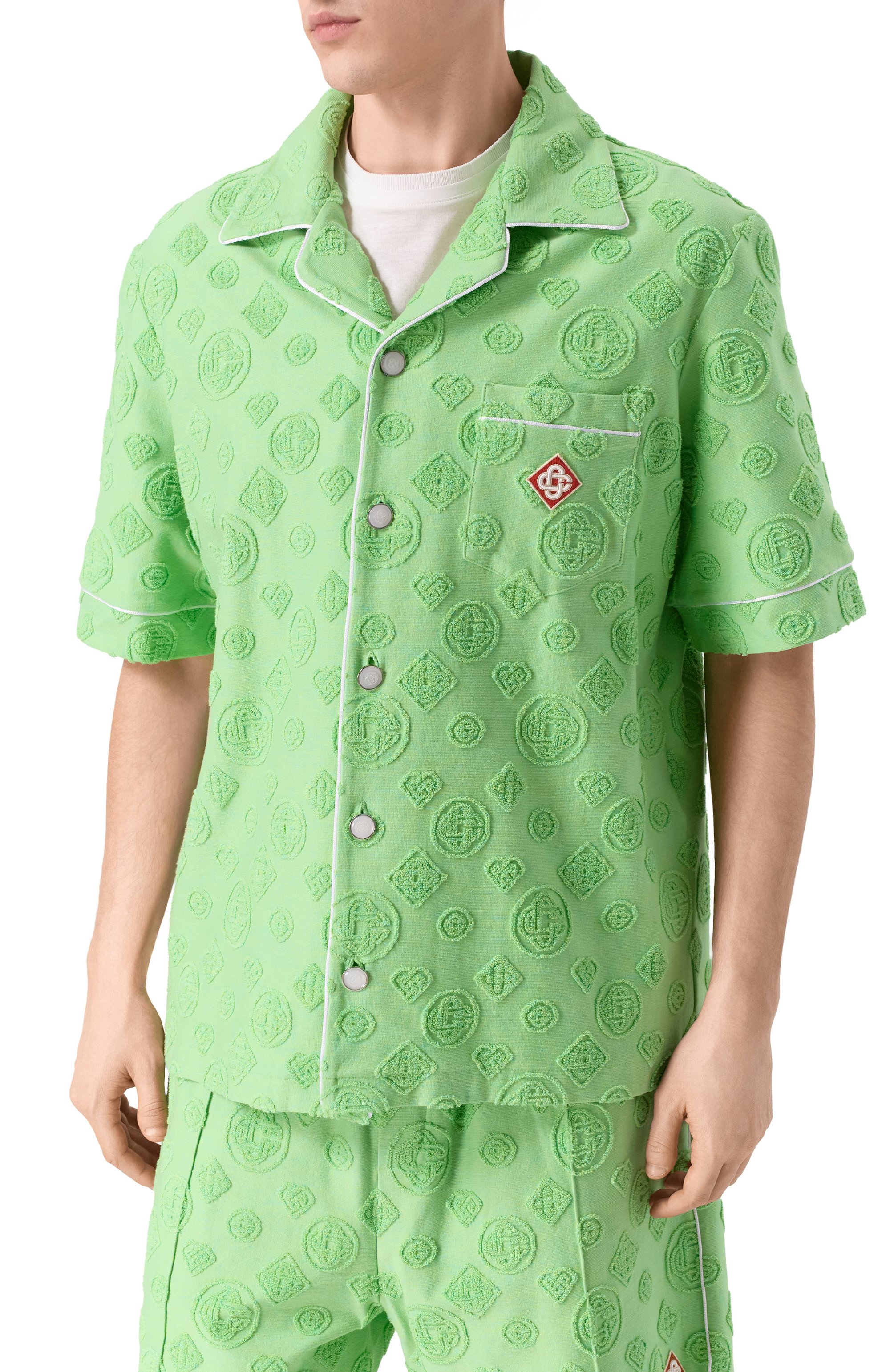 Хлопковая рубашка CASABLANCA, арт. M-SP26-SH-085-01, фото 3