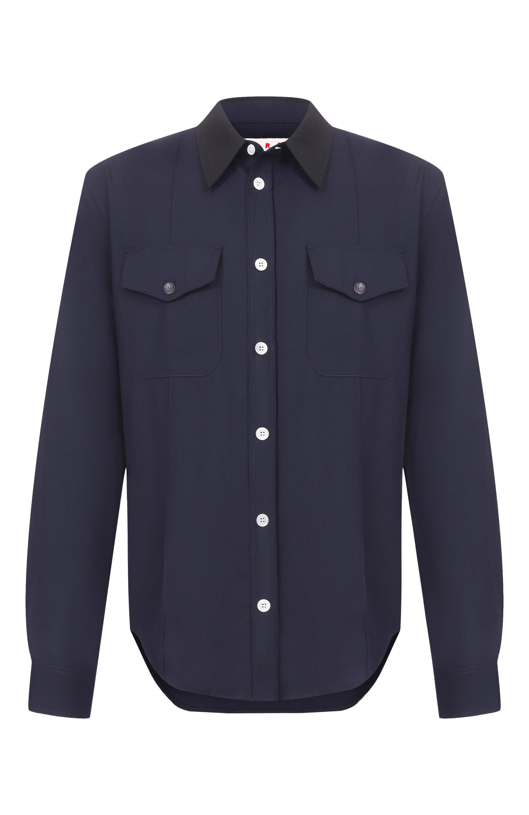 Шерстяная рубашка MARNI, арт. CUMU0368Q1/UTW839, фото 1