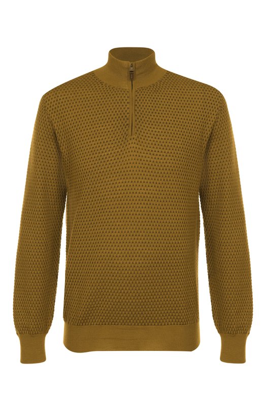 Свитер из шерсти и кашемира Canali C0015/MK02359 Коричневый C0015/MK02359