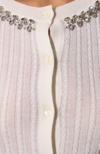 Кашемировый кардиган MIU MIU, арт. MMF589-10XL-F0009, фото 5