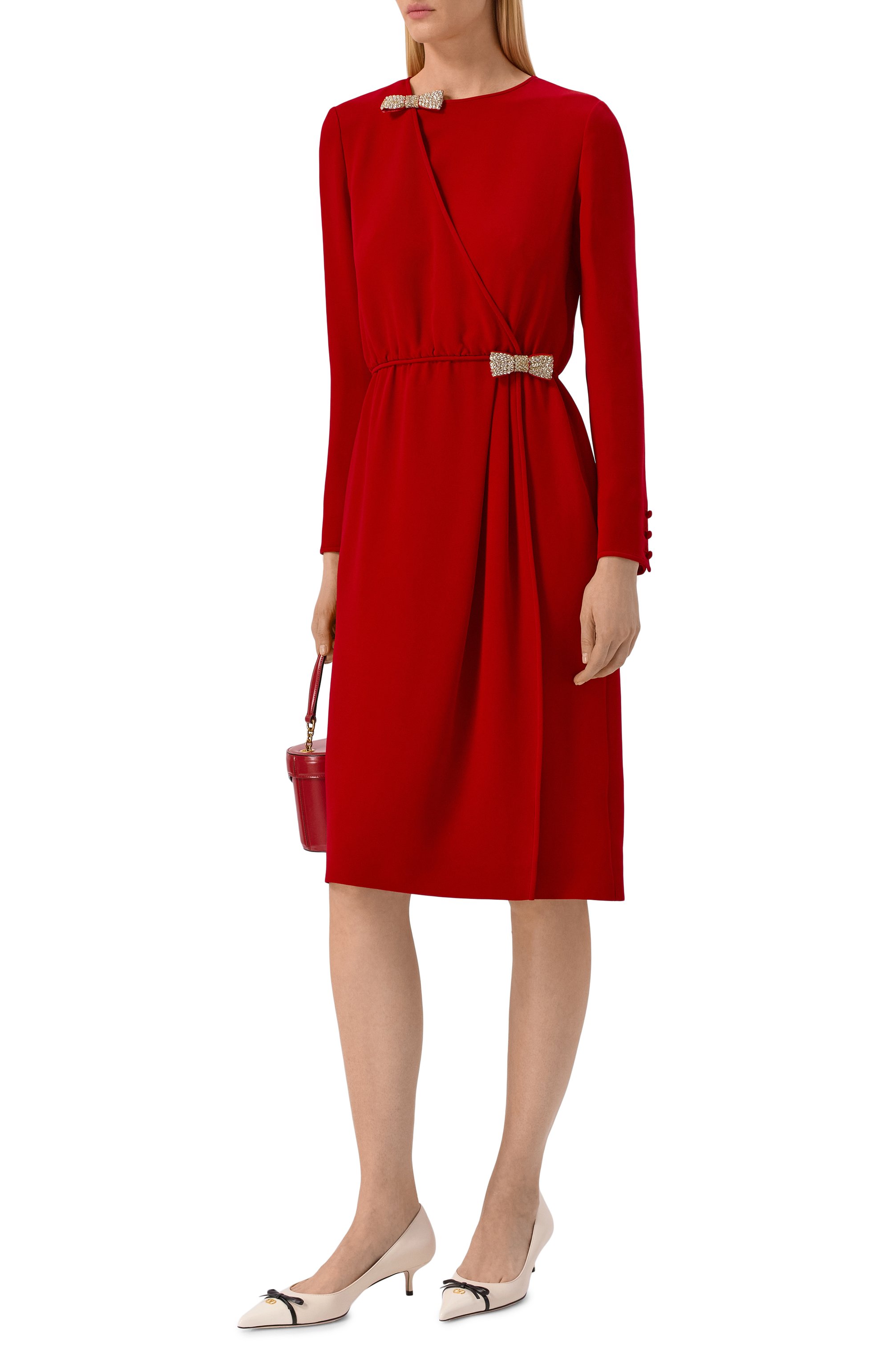 Шелковое платье VALENTINO, арт. 8B3VAHB0/1MM, фото 2