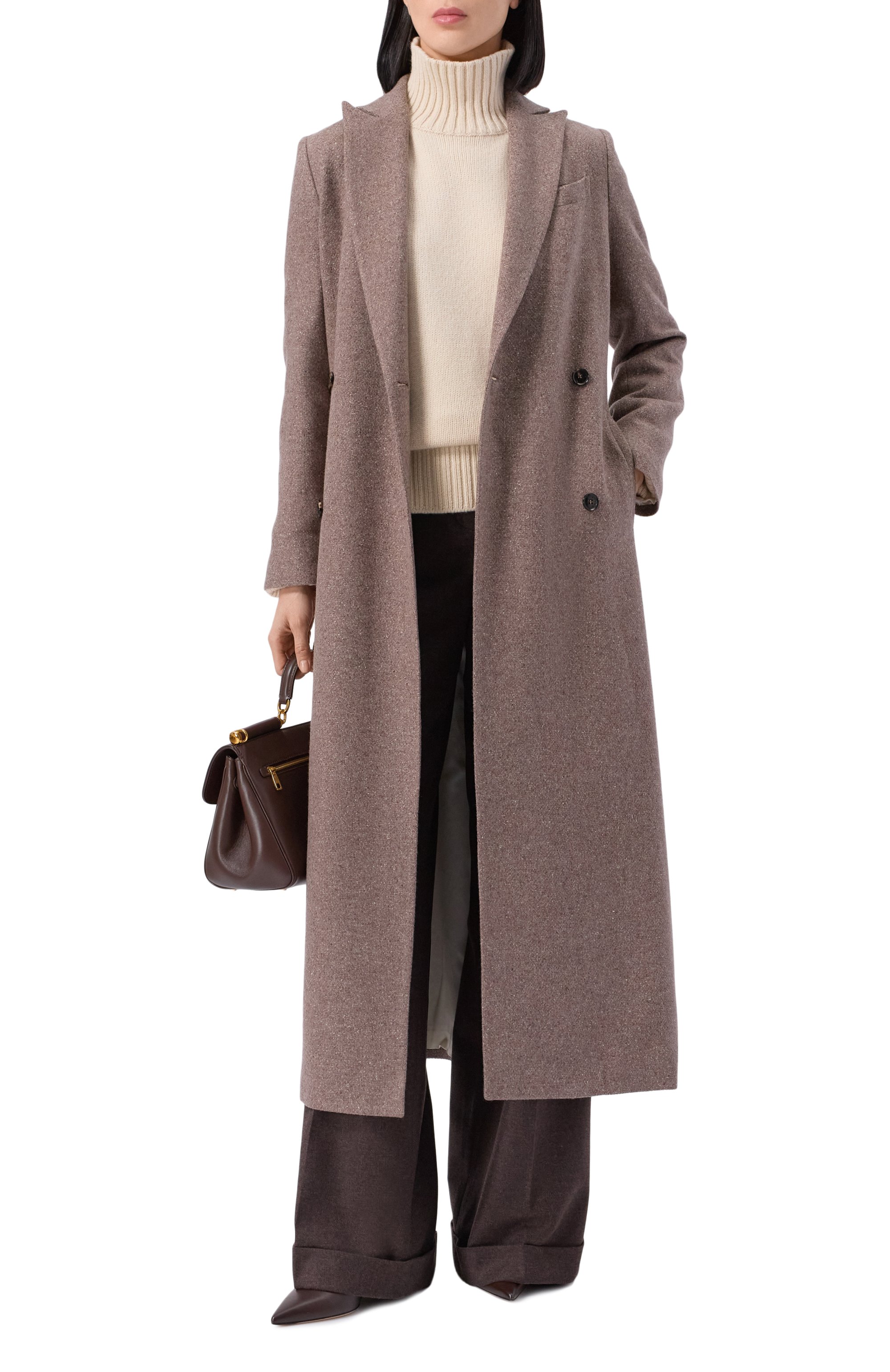 Пальто из кашемира и шелка KITON, арт. D46619K0548G02, фото 2