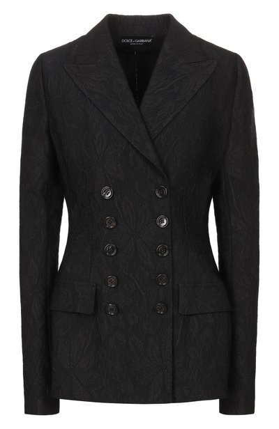 Женский жакет из вискозы и шерсти DOLCE & GABBANA, арт. F27HDT/FJCAN