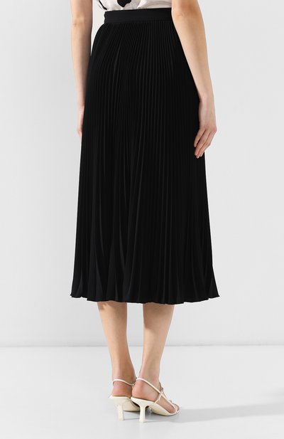 Плиссированная юбка MSGM черного цвета по цене 46900 руб., арт. 2641MDD26P 195137, фото 4 Плиссированная юбка MSGM, арт. 2641MDD26P 195137, фото 4