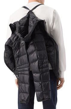 Мужская пуховая куртка crofton CANADA GOOSE черного цвета, арт. 2227MB | Фото 6 (Рукава: Длинные; Материал сплава: Проставлено; Длина (верхняя одежда): Короткие; Драгоценные камни: Проставлено; Материал подклада: Синтетический материал; Мужское Кросс-КТ: утепленные куртки; Стили: Кэжуэл; Кросс-КТ: Куртка, Утепленные; Материал внешний: Синтетический материал)