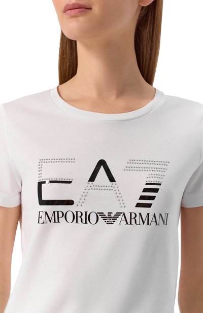 Хлопковая футболка EA7, арт. 7W000721/AF10373, фото 5