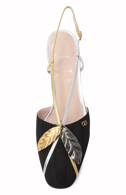 Текстильные туфли Foliefoliage 45 Valentino 6W2S0LI7/EMJ Чёрный  6W2S0LI7/EMJ Фото 6