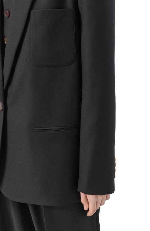 Жакет из кашемира и шелка Lesyanebo LN02H-415_MAE Чёрный  LN02H-415_MAE Фото 5