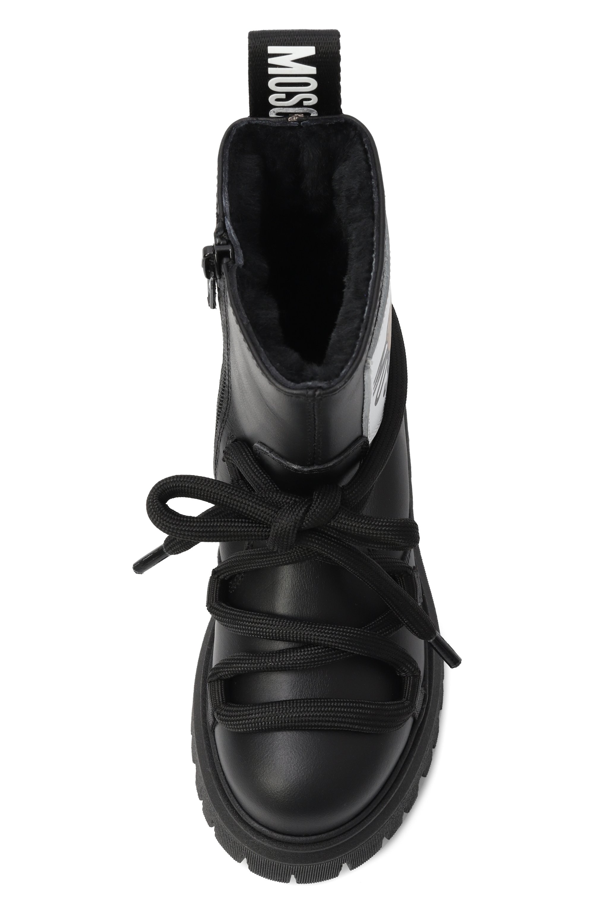 Кожаные ботинки MOSCHINO, арт. 81953/VAR4/28-35, фото 4