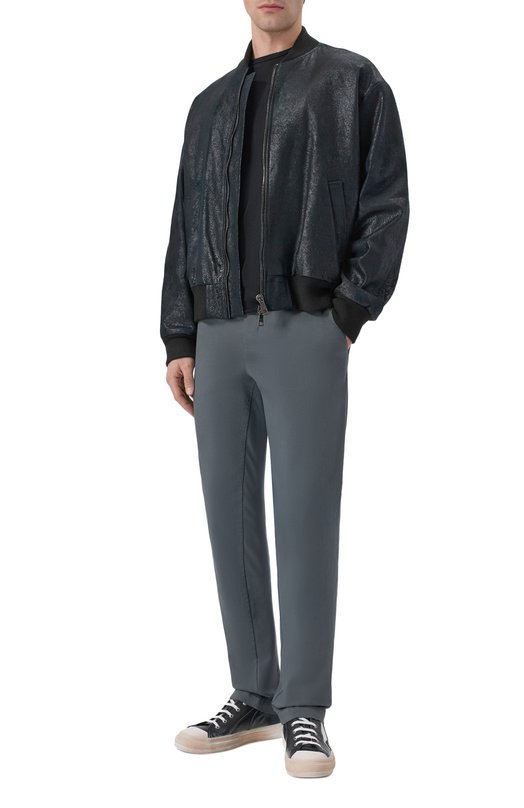 Хлопковые брюки Transit CFUTRCA100 Серый  CFUTRCA100 Фото 2