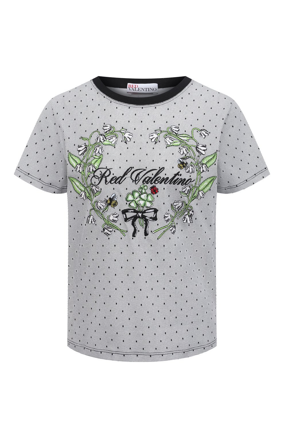 Хлопковая футболка REDVALENTINO, арт. VR3MG08X/5PR, фото 1