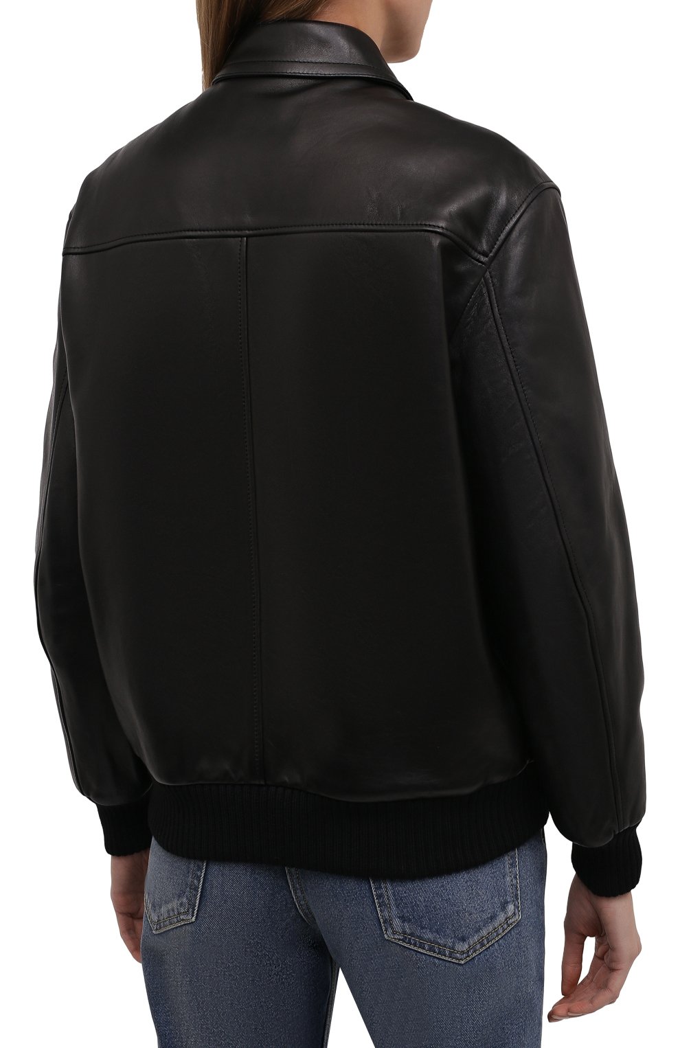 Кожаная куртка PRADA, арт. 58A039-NBA-F0002, фото 4