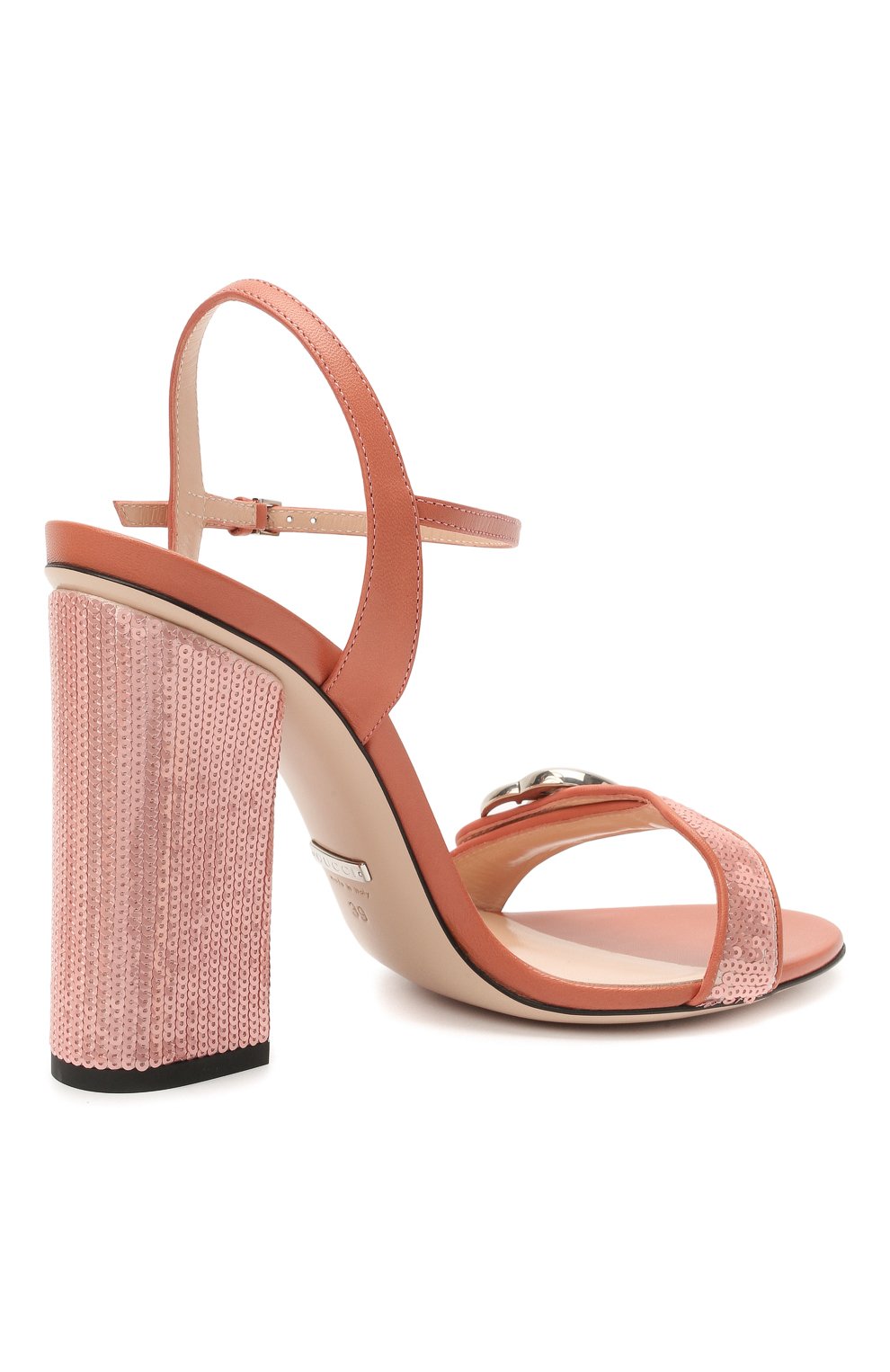 Текстильные босоножки GUCCI, арт. 646553/2M060, фото 4