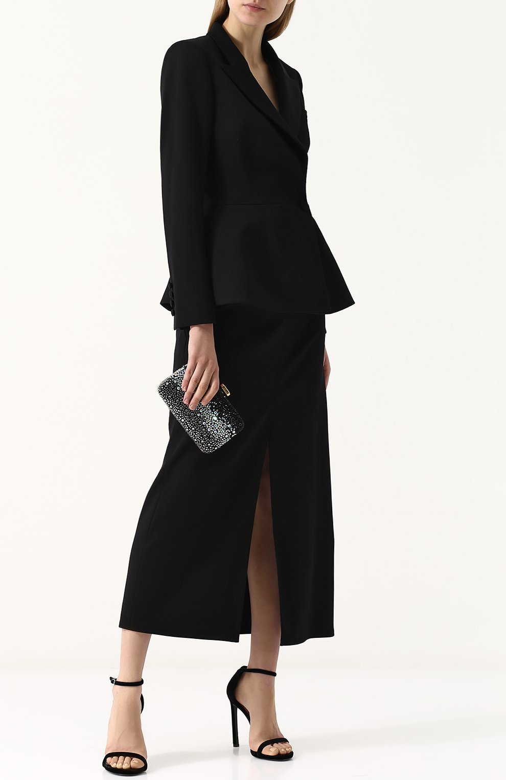 Вечерний клатч с отделкой стразами ELIE SAAB, арт. 93561, фото 2