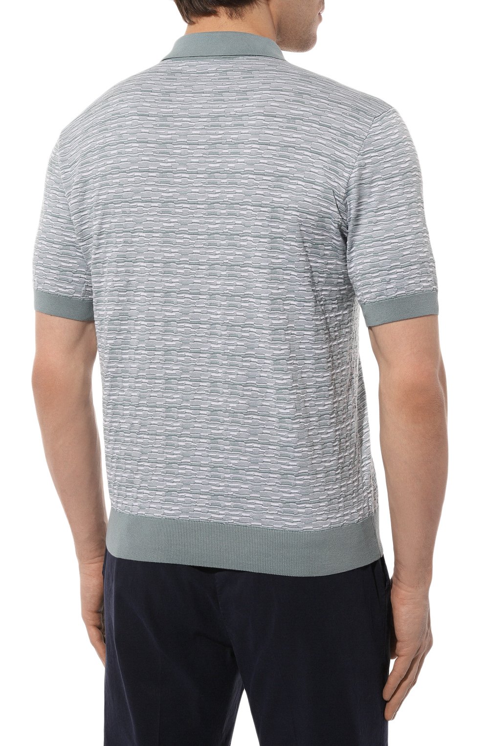 Хлопковое поло ANDREA CAMPAGNA, арт. SU23-93103, фото 4