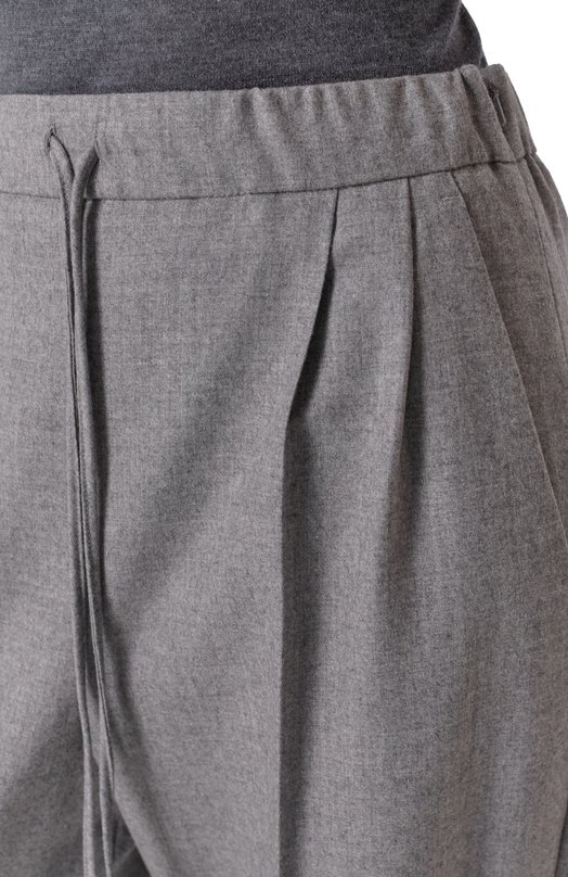 Кашемировые брюки Max Mara GATTI Серый  GATTI Фото 5