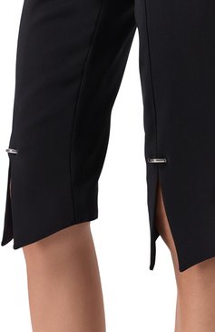 Женские шорты из вискозы MUGLER черного цвета, арт. 25P1PA0497470 | �Фото 5 (Материал сплава: Проставлено; Материал внешний: Вискоза; Нос: Не проставлено; Стили: Гламурный; Кросс-КТ: костюм)