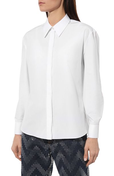 Хлопковая рубашка ALEXANDER MCQUEEN, арт. 767940/QAAAD, фото 3