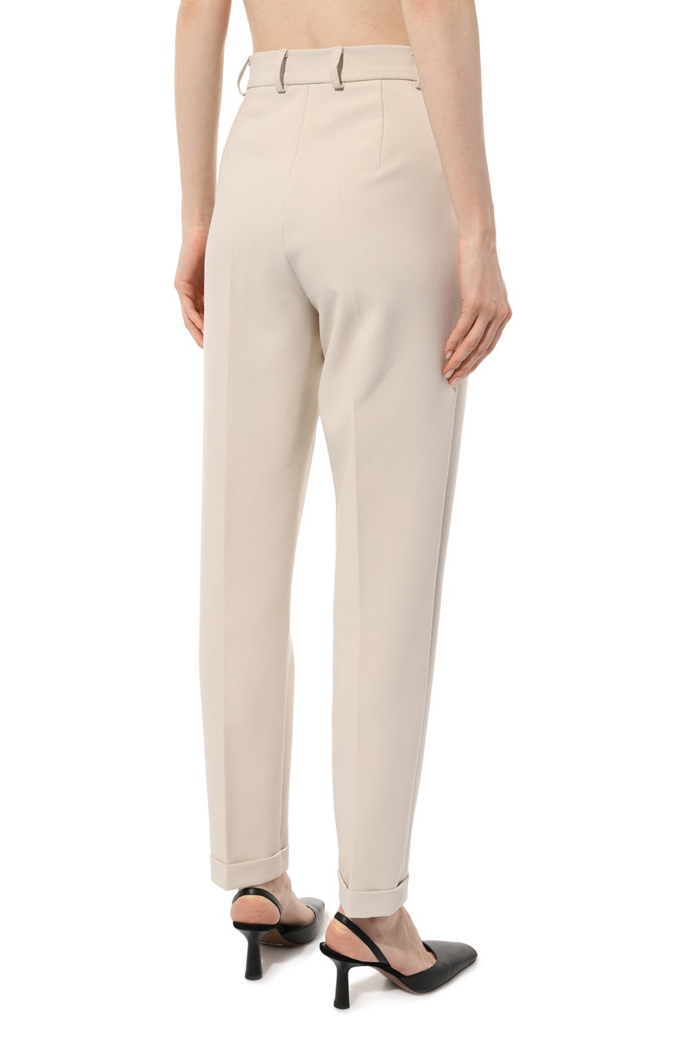 Брюки из вискозы SEVEN LAB кремового цвета по цене 17330 руб., арт. SPK1.01.700.127, фото 4 Брюки из вискозы SEVEN LAB, арт. SPK1.01.700.127, фото 4